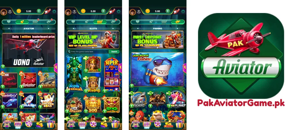 Pak aviator game dashboard